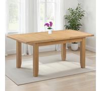 Seconique Windsor Extending Dining Table (Part Assembled) in Light Oak Seconique Light Oak