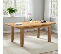 Seconique Windsor Extending Dining Table Real Natural Oak Part Assembled