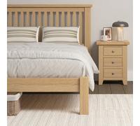 Seconique Windsor King 5' Bed Low Foot End Natural Oak ( Part Assembled )