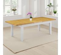 Seconique Windsor Pebble Grey Large Extending Dining Table (Part Assembled) in Light Grey Seconique Light Grey