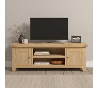Seconique Windsor Straight Tv Unit - Natural Oak