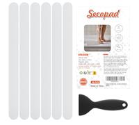 Secopad Anti Slip Shower Stickers 36 PCS Safety Bathtub Strips Adhesive Decals with Premium Scraper for Bath Tub Shower Stairs Ladders Boats