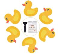 Secopad Original 20 PCS Non Slip Bathtub Stickers, Adhesive Kids Anti Slip Decal Treads for Shower and Bath Tub with Premium Scraper, Each About 4.5" x 3.5"