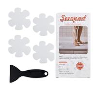 Secopad Original Bathtub Stickers Non-Slip, 24PCS Safety Shower Treads Adhesive Appliques with Premium Scraper