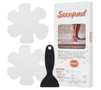 Secopad Original Bathtub Stickers Non-Slip, 24PCS Safety Shower Treads Adhesive Appliques with Premium Scraper