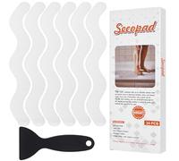 Secopad Patented Anti Slip Shower Stickers 24 PCS Safety Bathtub Strips Adhesive Decals with Premium Scraper for Bath Tub Shower Stairs