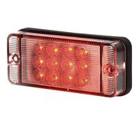 SecoRüt 95700 Rear fog lamp Red Clear glass Open cable ends 12 V/24 V