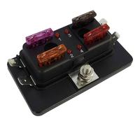 SecoRuet FHA504 LED Circuit Distributor Blade Fuse Standard Pole 4 30 A Pack of 1