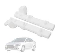 SecosAutoparts 2Pcs Front Right & Left Side Bumper Mounting Support Bracket fit for Mitsubishi Lancer DE ES GTS 2.0L 2.4L 2008 2009 2010 2011 2012 2013 2014 2015 2016 2017 Except Evo# 6400F549 6400
