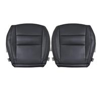 SecosAutoparts Black Perforated Front Driver & Passenger Side Bottom Microfiber Leather Replacement Seat Covers Compatible with Jeep Grand Cherokee 2011 2012 2013 2014 2015 2016