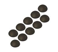 SECOTEC Door Stops Round Self-Adhesive 32 mm Brown Pack of 10