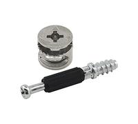 Secotec VAS146 HETTICH Eccentric Furniture Cabinets Rastex 15 Material: Zinc Die-Cast Nickel-Plated Pack of 50