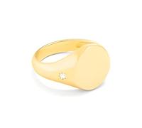 SECRECY Ring Sello Redondo Gold