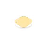 SECRECY Ring Sello Redondo Gold
