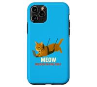 Secret Agent Cat on Mission - Funny Spy Parody Art Case for iPhone 11 Pro