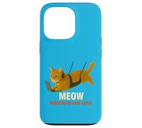 Secret Agent Cat on Mission - Funny Spy Parody Art Case for iPhone 13 Pro