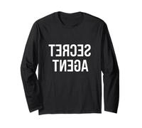 Secret Agent Halloween Costume Spy Undercover Espionage Long Sleeve T-Shirt