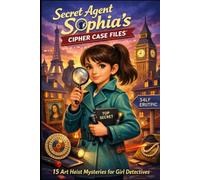 Secret Agent Sophia's Cipher Case Files: 15 Art Heist Mysteries for Girl Detectives: Crack the Code & Solve 15 Art Mysteries-1960s Spy Adventure Activity Book for Kids