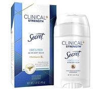 Secret Antiperspirant and Deodorant for Women, Clinical Strength Soft Solid, Light and Fresh, 1.6 Oz