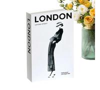 Secret Book Vault, Portable Hidden Safe Box, Lockable Money Organizer, Concealed Storage with Imitation Book Appearance, Safety Case Secure Container for Valuables Jewelry Apartment Office Travel