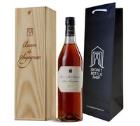 Secret Bottle Shop - Baron De Sigognac 1975 Vintage Armagnac in Gift Bag 70cl