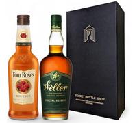 Secret Bottle Shop - Bourbon Discovery Gift Set 2x70cl - Weller Special Reserve & Four Roses Small Bacth