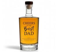 Secret Bottle Shop Cheers To The Best Dad Engraved Whisky 70cl