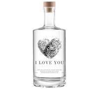 Secret Bottle Shop I Love You Engraved Gin 70cl