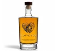 Secret Bottle Shop I Love You Engraved Rum 70cl