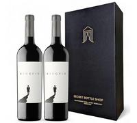 Secret Bottle Shop Kingpin Tempranillo Shiraz Cabernet Duo Red Wine Gift Boxed 2x75cl