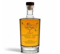 Secret Bottle Shop Personalised Birthday Queen Engraved Rum 70cl