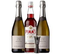 Secret Bottle Shop Pimm's & Prosecco Party Pack - 1x Pimm's 70cl, 2x Prosecco 75cl & Jigger