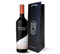 Secret Bottle Shop - Terrazas de los Andes Malbec 75cl In Bottle Gift Bag