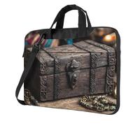 Secret Box Light Laptop Bag - Shockproof Laptop handbag for Business Trips Work Office and University, Black, 15.6 inch