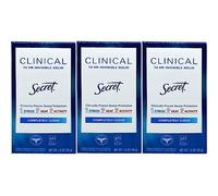 Secret Clinical Strength Completely Clean Invisible Solid Antipersirant 1.6 oz (Pack of 3)