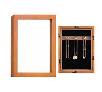 Secret Compartment Photo Frame Spacious Safe Discreet Storage Box | Portable Wall Photo Frame for Friends Family Home Office Table Wall Indoor Coin