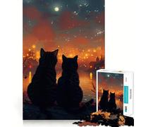 Secret Date by The Lake Jigsaw Puzzles 1000 Piece for Adults Think Smart Toy Together Fun Accurate Cut Art Display (50x75cm)