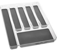 Secret DE Gourmet Cutlery Tray with 6 Compartments L. 40 x l. 32 x H. 4.5 cm Dark Grey