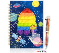 Secret Diary for Boys with Pen, Pop Fidget It Kids Notebook 21x14cm 160Page