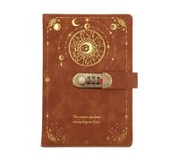 Secret Diary - Lockable Journal, A5 Notebook for Goal Setting, Closed Travel Notebooks, Privacy with Lock for Children Adults Teenagers Writers Students Travel C