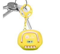 Secret Dictation Charm - 2.36 Inches Novelty Memo Ornament, Lightweight Acoustic Tracker, Pocket Talking Note Gadget With Handy Carry Attachment | Discreet Recorder Utility For VIEW Tuition