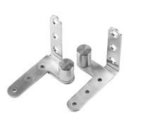 Secret Door Hardware - 9x8x5.4cm Concealed Fittings, Swing Shaft, 2 Pack Hinges with Smooth Rotation Hidden Piivot Hardware| Secure Mounting for Bookshelf Cupboard Shed Closet Home Interior Projects
