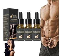 Secret Drop, Aafq Aafq Enhanced Oral Drops for Strong Men, Pleasure Peak, Boosting Sensitivity & Energy Levels (3 Pcs)