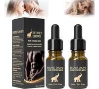 Secret Drop, Secret Drops for Strong Men, Enhanced Secret Drops, Secret Happy Drops for Strong Men, Pleasure Peak Oral Drops for Enhancing Sensitivity and Pleasure (2Pcs)