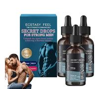 Secret Drops for Strong Men,Secret Happy Drops,Enhancing Sensitivity and Pleasure,Pleasurepeak Oral Drops,Men's Long Lasting Delay Stronger Spray,Promoting Improved Blood Flow (3 Pcs)