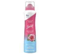 Secret Dry Spray Antiperspirant Deodorant for Women 48hr Weightless Sweat & Odor Protection Gentle on Skin Wild Rose & Argan Oil Scent 4.1 oz