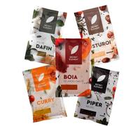 Secret Element Everyday Kitchen Essentials Variety Pack Sweet Paprika Ground Black Pepper Granulated Garlic Curry Bay Leaves Product of Moldova