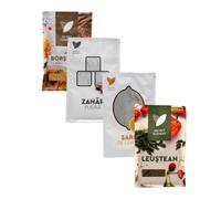 Secret Element Traditional Cooking Variety Pack Classic Sour Borscht Seasoning Lovage Citric Powdered Sugar Product of Moldova