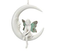 Secret Fairy Garden Hanging on the Moon Garden Statue Ornament