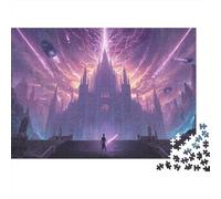 Secret Fairy Tale Castle Puzzles 1000 Piece Challenge Toy for Adults Family Fun Puzzle Family Fun Jigsaws Puzzles Home Decoration Gift 70x50cm/1000pcs